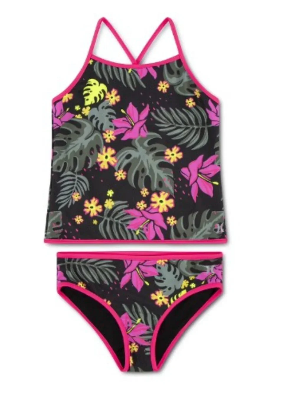 New! Hurley Girls 2-Piece Tankini - fun and sylish!